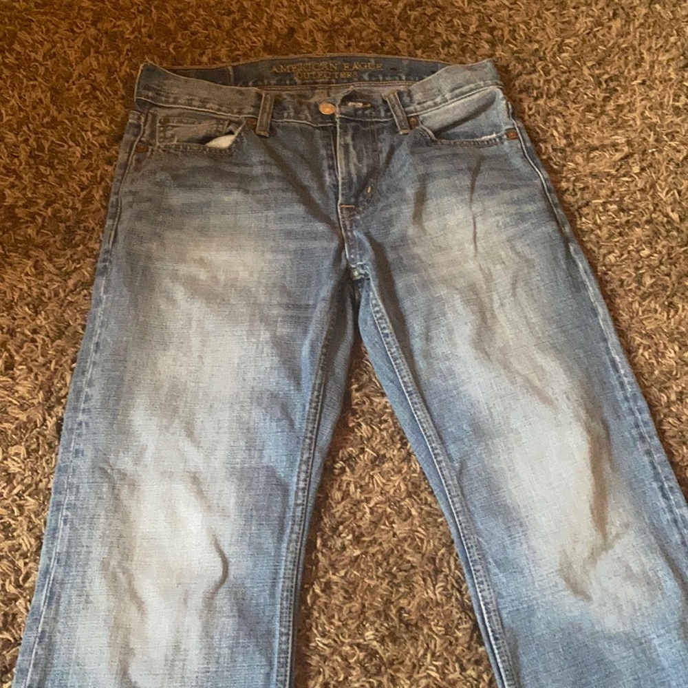 American eagle wide jeans